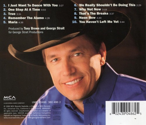 George Strait One Step at a Time (CD) - Picture 3 of 3