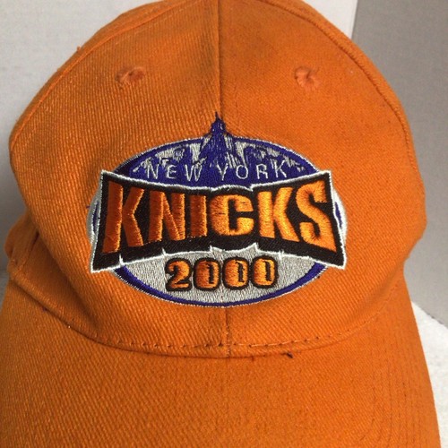 VINTAGE 2000 Kick10 New York Knicks Pro Gear Cap Hat OS Adjustable Strap 6 Panel - Picture 3 of 9
