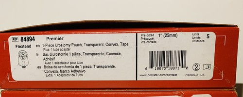 Hollister 84894 Premier Flextend 1-Piece Urostomy Pouch 1BX/5EA Exp 2027-2028 - Picture 4 of 17