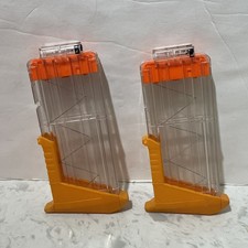 Lot of 2 NERF Doomlands 12 Round Magazine Clip N-Strike Elite Dart Gun Ammo