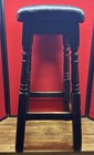 Vintage Wooden Pub Bar Stool  Restoration needed lot 1
