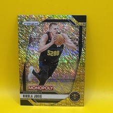 2024-25 Prizm Monopoly Nikola Jokic /500 Gold Millionaire Shimmer #55🔥🔥🔥🔥