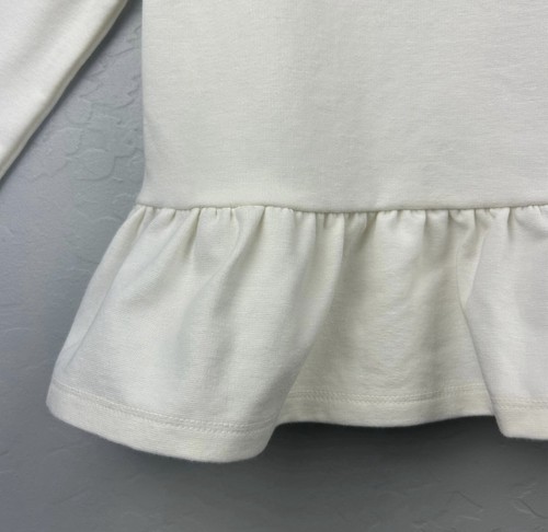 Camisa Top JANIE AND JACK Prima Bailarina Cuello Piel Sintética Peplum Talla 6Y - Imagen 4 de 12