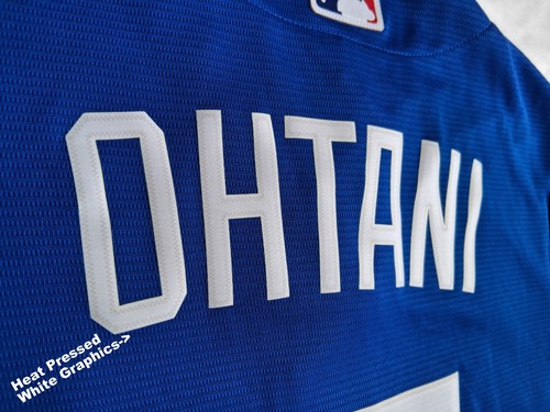 Nike $135 Men's S Shohei Ohtani Los Angeles Dodgers Blue Jersey - READ - Picture 9 of 14