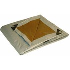 Foremost Dry Top Tarp Silver Brown 21216 Reversible Heavy-Duty UV Treated Dry...