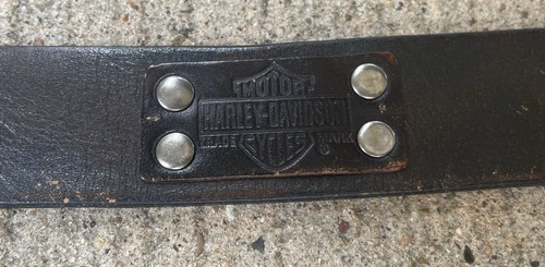 Vintage (3) HARLEY DAVIDSON Belt Buckles With HD Size 40 Belt - Picture 10 of 12