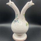 Italian Handcrafted 1996 Ceramic Oil & Vinegar Decanter Handpainted 7” Tall