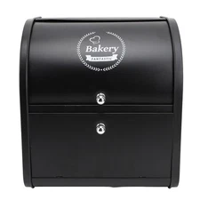 Breadbox, Double Carbon Steel Double Layer Bread Box, Simple and Stylish, Mul...