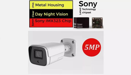 Cámara CCTV de 5 MP HD Bullet interior/exterior 20M IR visión nocturna BNC con cable Reino Unido - Imagen 2 de 8