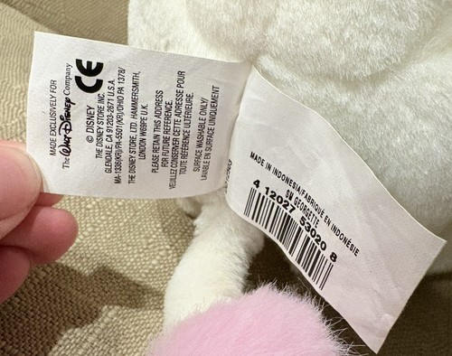 RARE Disney Store Oliver & Company Georgette Pink And White Poodle Plush 14” EUC - Picture 7 of 9