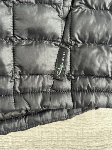 The North Face ThermoBall ECO Hooded Black Puffer Jacket Boys Size Large 14/16 - Picture 9 of 23