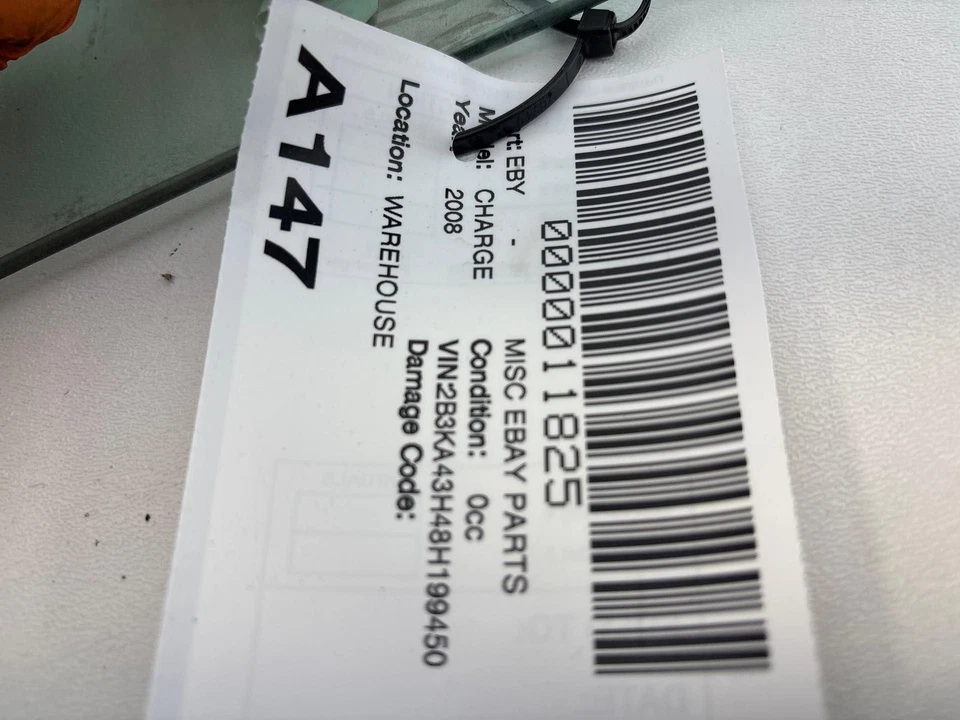 Dodge Charger 2006-2010 conductor trasero puerta izquierda ventana vidrio OEM Foto 4 de 4