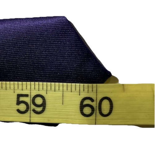 Moda Di Raza Vintage Skinny Mens Tie Purple Microfiber Satin Finish 1.625x60.5” - Picture 7 of 8