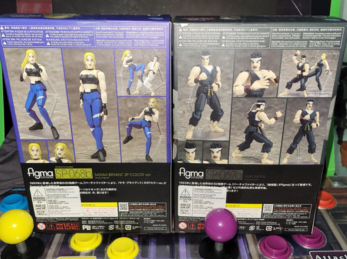 Figma Virtua Fighter Set di 2: Modellino Akira Yuki & Sarah Bryant 2P - Foto 2 di 2