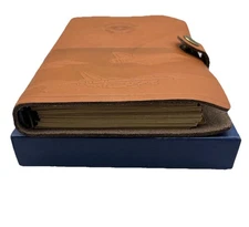 Republic Of China Vintage Air Force Leather Journal Calendar Address NIB B1