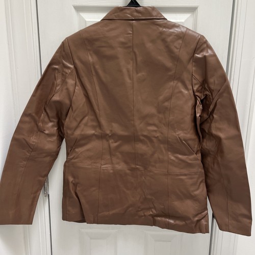 Damen CHADWICKS of Boston braune 100 % Lederjacke Größe 10 neu/alter Bestand - Bild 8 von 10