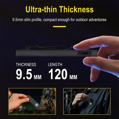 3 Pack Multifunctional Portable Super Bright LED Flashlight Multiple Modes