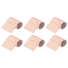 2400 PCS Glass Mirrors Disco Ball Tiles Self-Adhesive Rose Gold 5x5mm, 6 Sheet
