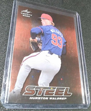 2023 Leaf Trinity Mega Box STEEL Insert Orange Parallel Hurston Waldrep #'d 3/15