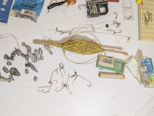 CAJA DE APAREJOS PLANO 8600 VINTAGE con Accesorios Grande 6 Bandejas Excelente Hecho  - Imagen 9 de 16