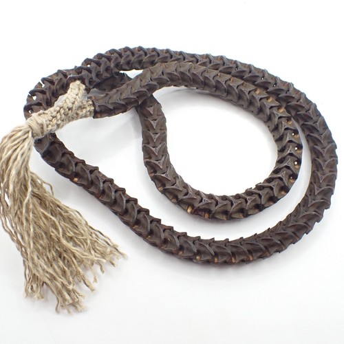 26" SNAKE vertebrae AMULET necklace ASIA Thailand beads amulet protection estate - Picture 2 of 8