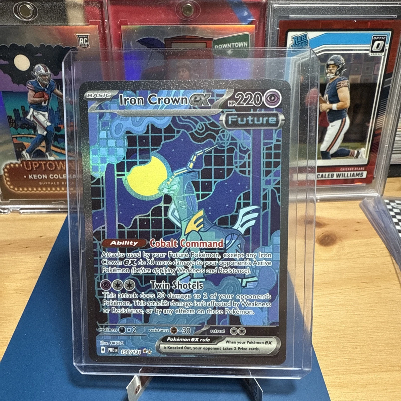 Deal for Pokemon TCG Iron Crown ex 158/131 Prismatic Evolutions English