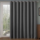 Blackout Sliding Door Curtains, Room Darkening Thermal Insulated Curtains for...
