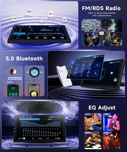 4+64GB Android 13 Car Stereo for Honda Accord 2003–2007 CarPlay GPS DSP Cam Wifi - Picture 5 of 7
