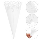 20pcs Wedding Confetti Petal Paper Cone Flower Cones Hollow Confetti Cones