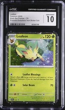 CGC 10 GEM MINT Leafeon 170 Black Star Promo Prismatic Cosmos Holo Pokemon