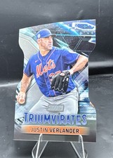 2023 Stadium Club Justin Verlander T-10 Triumvirates New York Mets ⚾️FreeShip⚾️