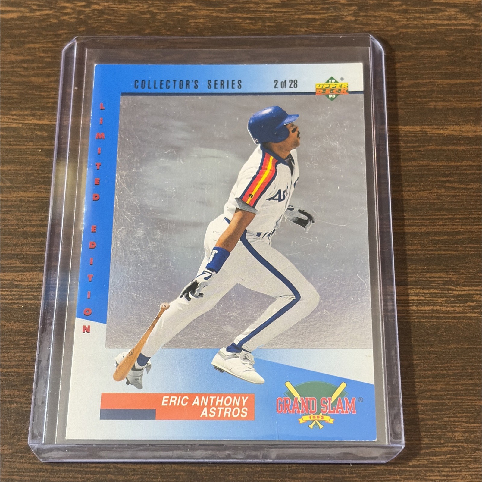 1993 Upper Deck Denny's Grand Slam - Eric Anthony #2 Houston Astros