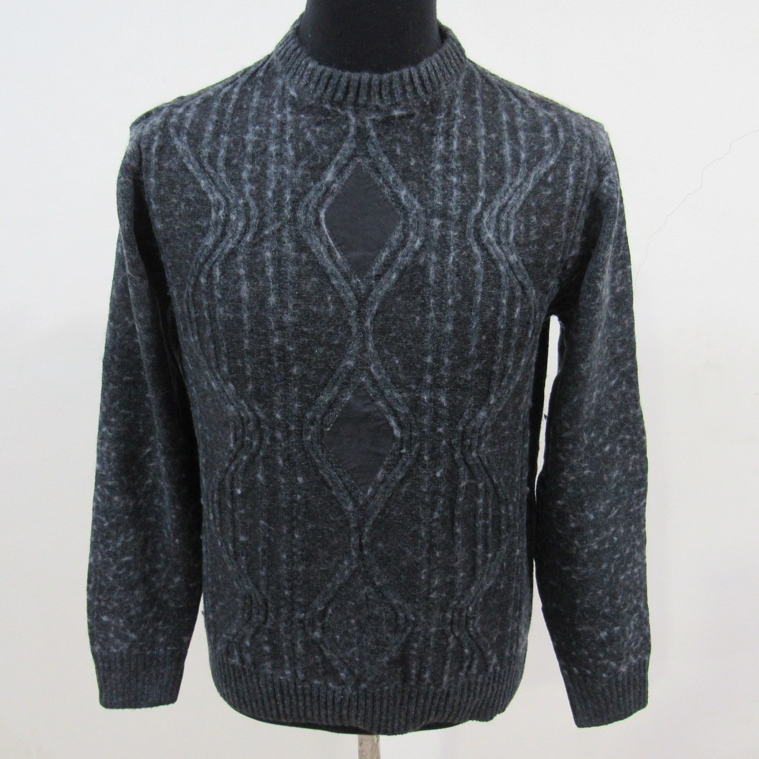 TISSAIA Crew Neck Jumper Wool Blend Multi Chest 38/40 Size M SKU Y13289