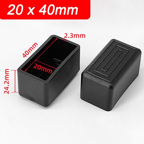 Square Chair Leg Caps Anti-Slip Rubber Chair Tips Table Chair Floor Protectors - Picture 18 of 43