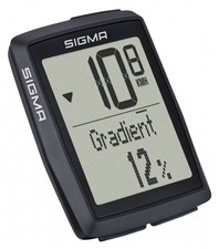 Sigma BC 14.0 WR 14210 Kabel Fahrradcomputer 14 Funktionen Höhenmesser 2 Räder