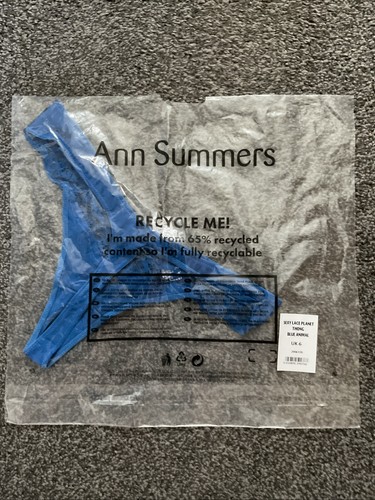 Ann Summers Sexy Lace Planet Thong Size 6 -- New With Tags - Picture 7 of 9