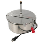 16-Ounce Popcorn Machine Kettle - 1350W Replacement Popper with Lid, Stirrer,.
