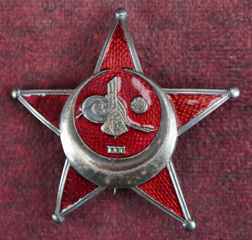 WWI Kaiserreich Deutsch Türkisch Gallipoli Stern Abzeichen Auszeichnung Pin Medaille Emaille Antik - Bild 8 von 11