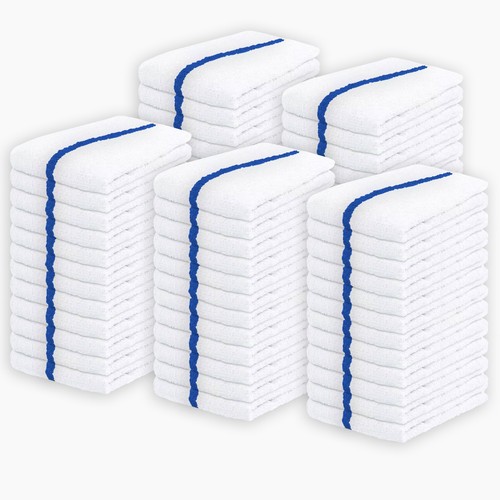 Bar Mop Kitchen Towels Cotton Blend Restaurant Cleaning Towel 16x19 Bulk Pack - Picture 12 of 47