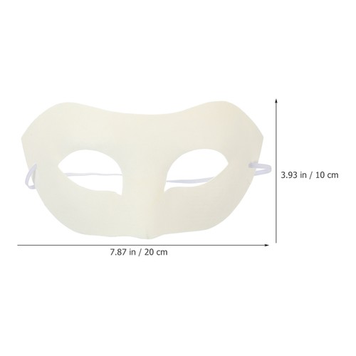 5 Pcs Blank Mask Child Decorative Paper Carnival Masks to Decorate - Picture 6 of 12