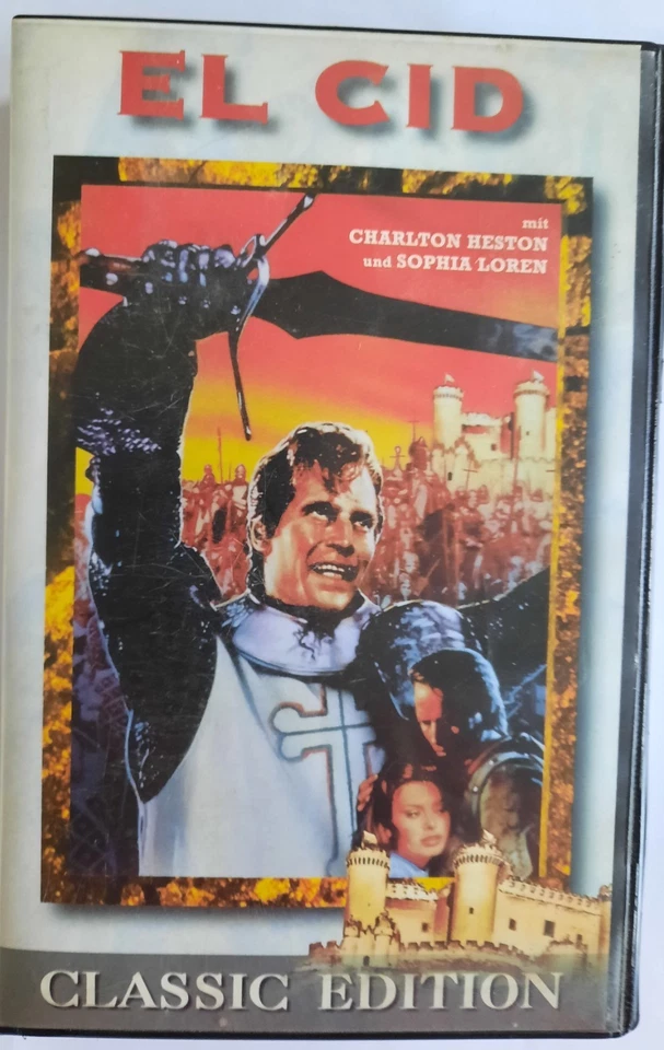 El Cid - VHS Video Kassette Film Charlton Heston