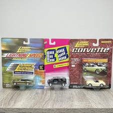 3 Johny Lighting PEZ Lighting Speed Convertible Corvette Chevrolet Hummer H2
