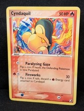 Vintage Pokemon Tcg Cyndaquil 54/115 2005 EX Unseen Forces Pokemon Card  MP