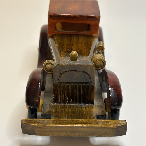 Réplica vintage de madera hecha a mano de cuidado vintage de 8 pulgadas de largo - Imagen 5 de 12