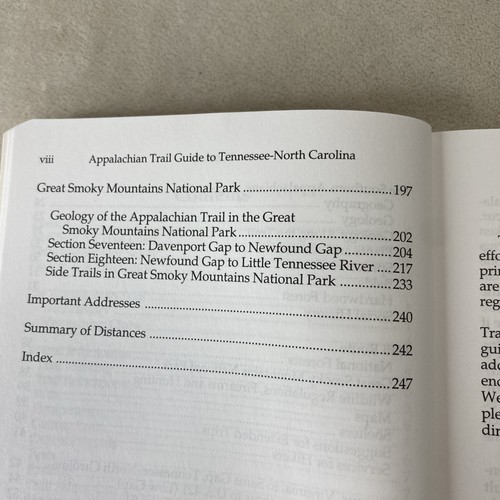 Appalachian Trail Guide Tennessee - N Carolina With 4 Maps All New 2001 - Foto 5 di 10