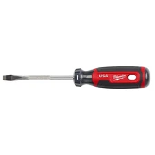 NEW Milwaukee MT206 1/4" Slotted 4" Cushion Grip Screwdriver - Made In USA