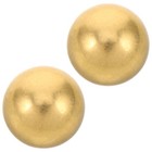 2 Pcs Bird Bath Copper Balls For Pond Maintenance Garden Yard Decor Baths