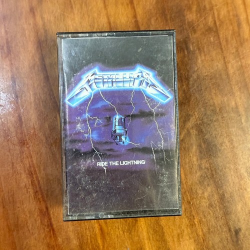 Vintage 1985 Metallica Ride the Lightning Cassette RARE