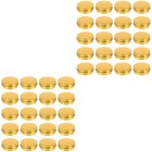 40 Pcs 30ML Cosmetics Hair Wax Storage Boxes Round Cream Aluminum Travel Cases