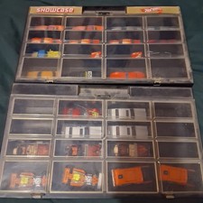 Hot Wheels Showcase - Wall Display Case - Mattel 1981 - Lot Of 2